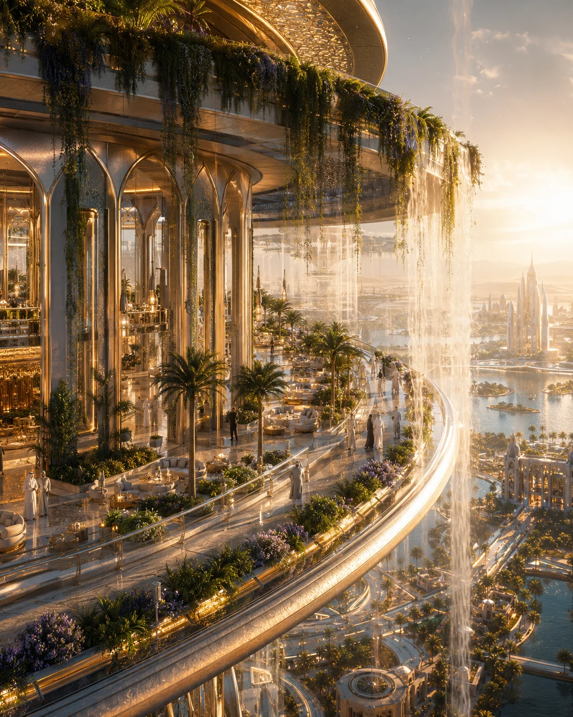 Aether Crown City — supporting concept exploration
