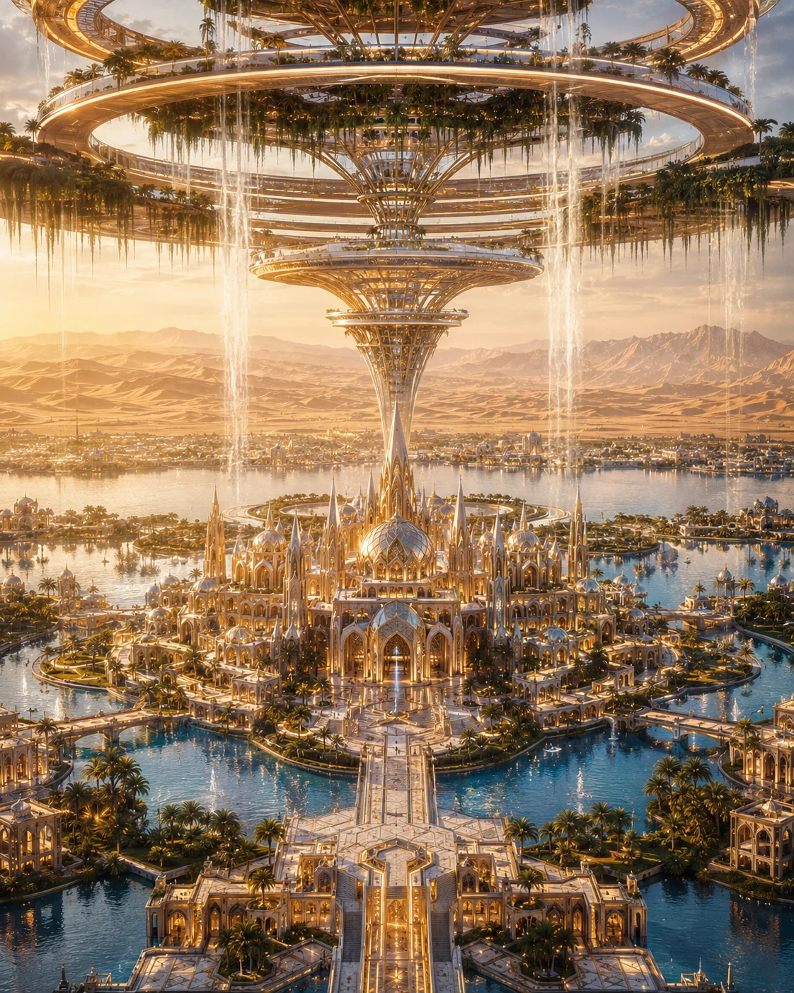 Aether Crown City concept visual