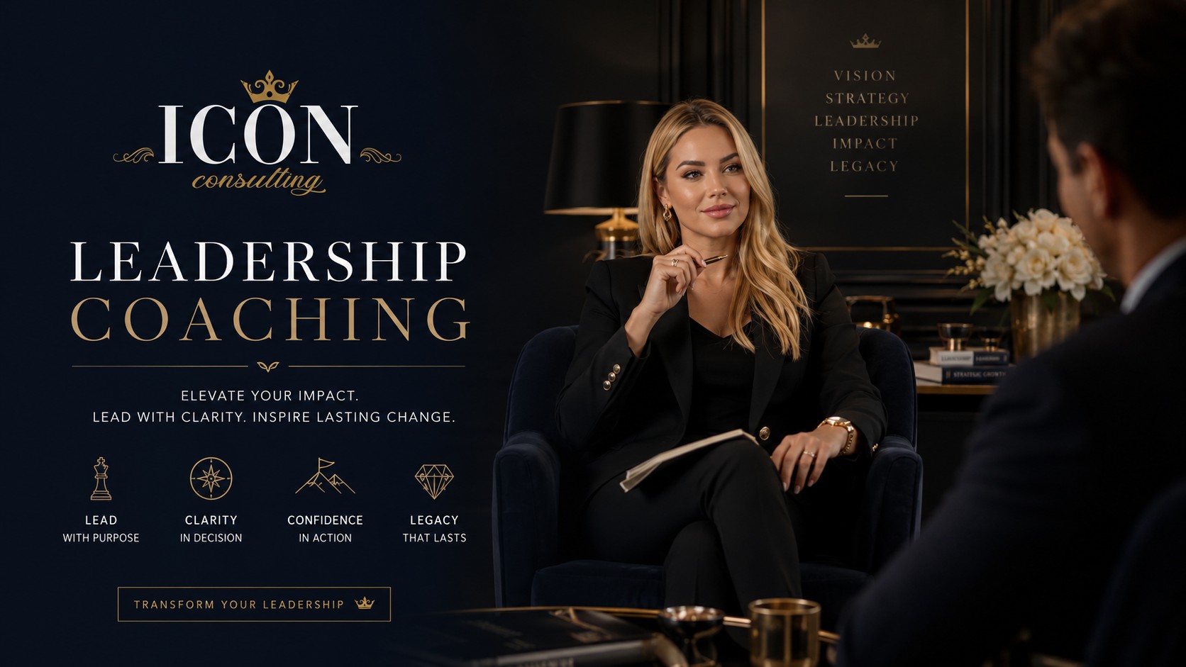 Leadership coaching in luxury business setting